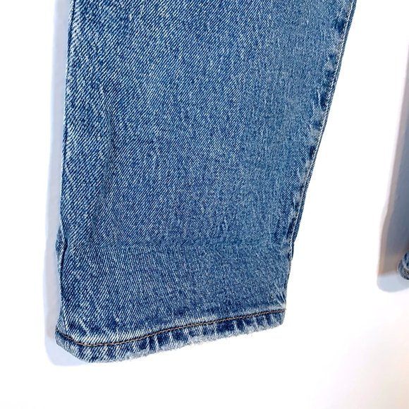 MADEWELL High Rise Slim Boyjean Tencel Edition in Neal Wash Size 30 - Picture 4 of 12